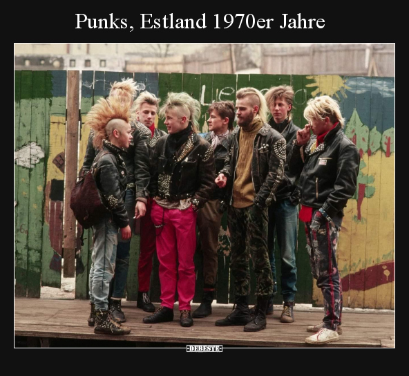 Punks, Estland 1970er Jahre.. - Lustige Bilder | DEBESTE.de