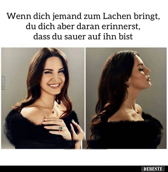 Wenn dich jemand zum Lachen bringt, du dich aber daran.. - Lustige Bilder | DEBESTE.de