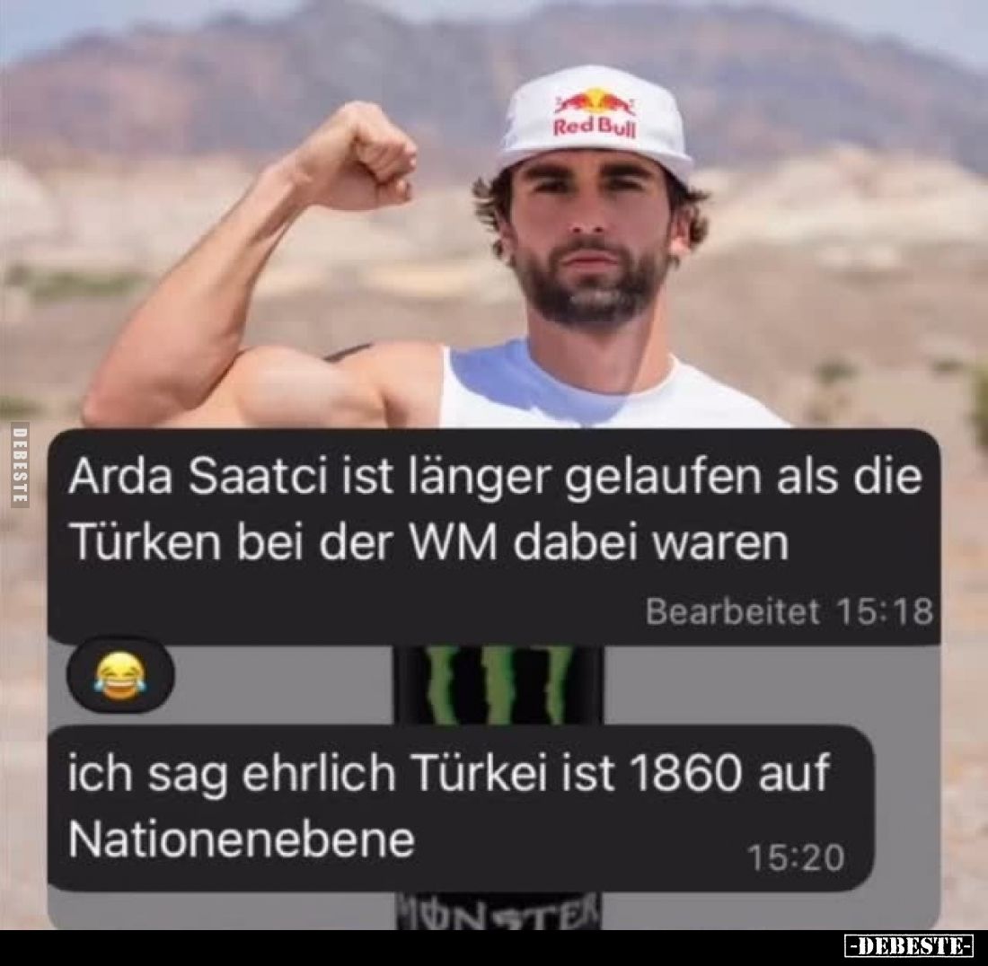 Arda Saatci ist länger gelaufen als die Türken bei der WM dabei waren.
-
Ich sag ehrlich Türkei ist 1860 auf Nationenebene....