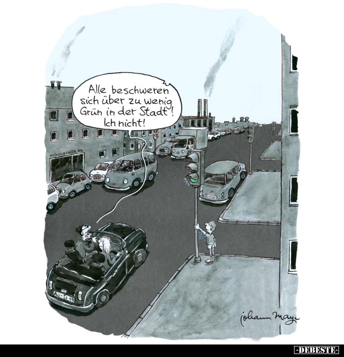 Alle beschweren sich über zu wenig Grün in der Stadt!.. - Lustige Bilder | DEBESTE.de