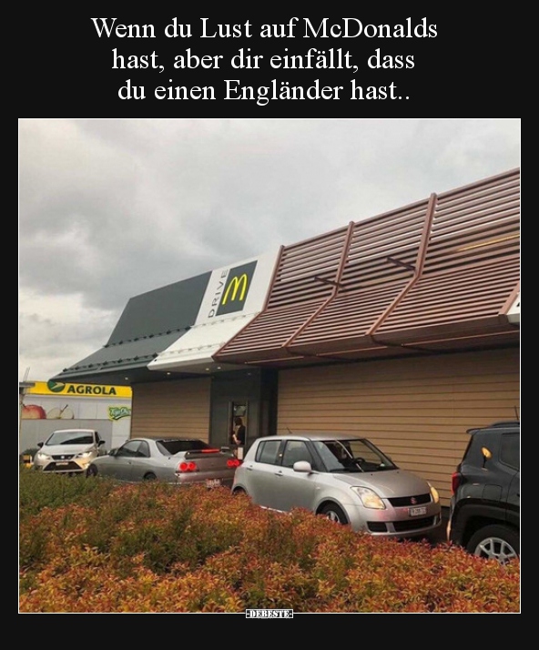 Wenn du Lust auf McDonalds hast, aber dir einfällt, dass..