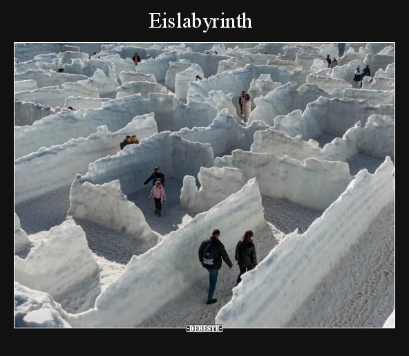 Eislabyrinth - Lustige Bilder | DEBESTE.de