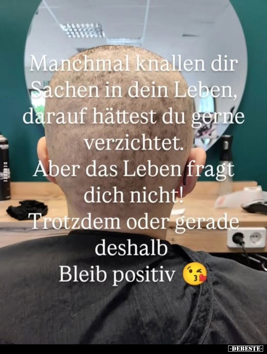 Manchmal knallen dir Sachen in dein Leben, darauf hättest du gerne verzichtet.
Aber das Leben fragt
dich nicht!
Trotzdem o...