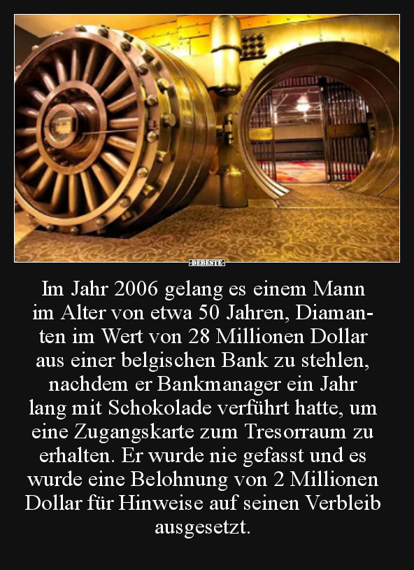 Im Jahr 2006 gelang es einem Mann im Alter von etwa 50.. - Lustige Bilder | DEBESTE.de