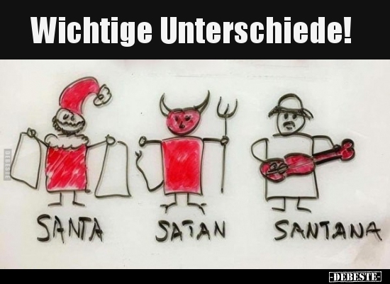 Wichtige Unterschiede!..