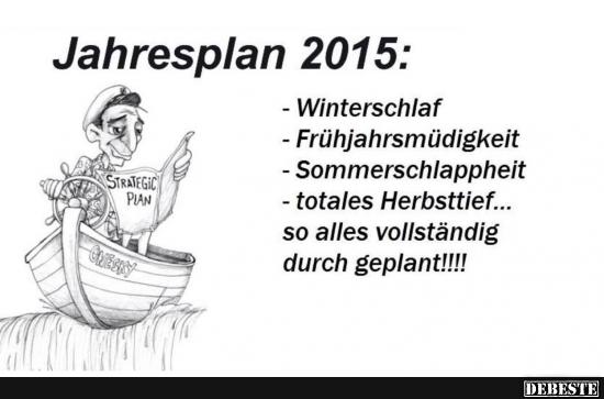 Jahresplan 2015 - Lustige Bilder | DEBESTE.de