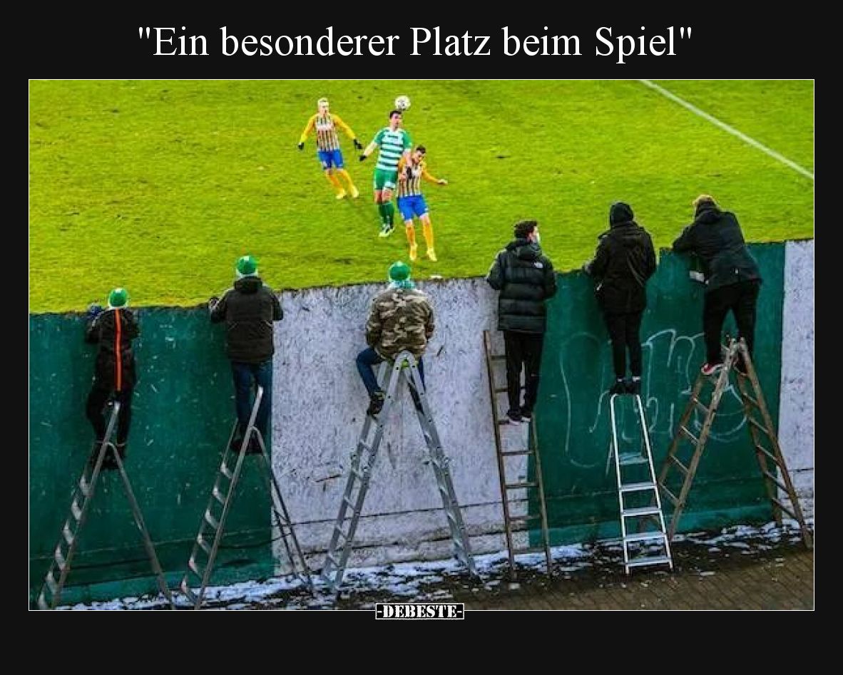 Ein besonderer Platz beim Spiel