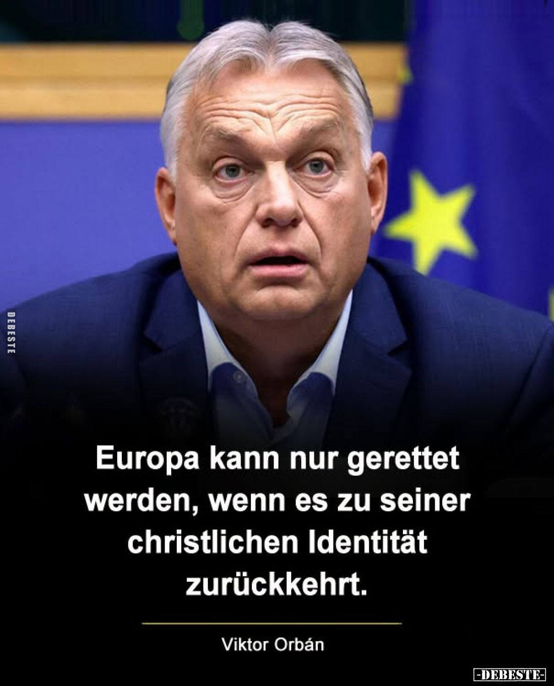 Europa kann nur gerettet werden, wenn es zu seiner christlichen Identität zurückkehrt.