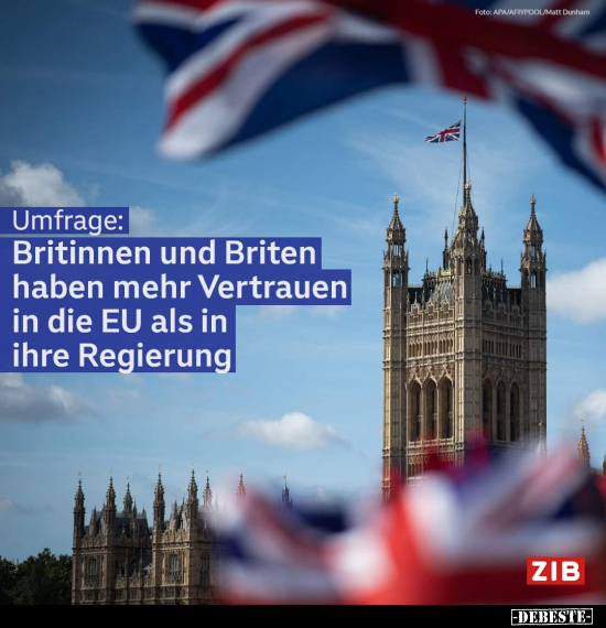 Umfrage: Britinnen und Briten haben mehr Vertrauen in die.. - Lustige Bilder | DEBESTE.de