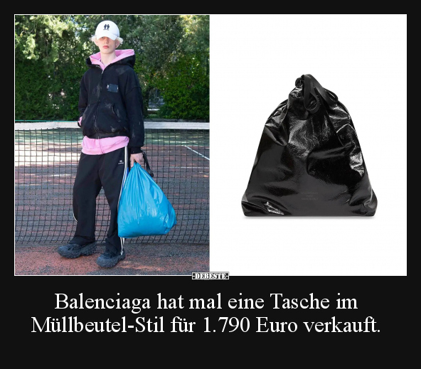 Balenciaga hat mal eine Tasche im Müllbeutel-Stil für.. - Lustige Bilder | DEBESTE.de