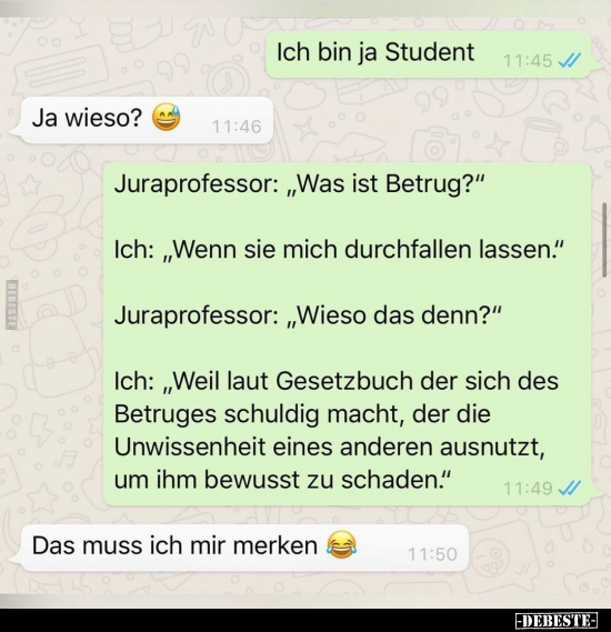 Ich bin ja Student.. - Lustige Bilder | DEBESTE.de