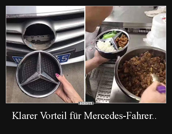 Klarer Vorteil für Mercedes-Fahrer.. - Lustige Bilder | DEBESTE.de