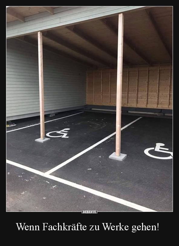 Wenn Fachkräfte zu Werke gehen!