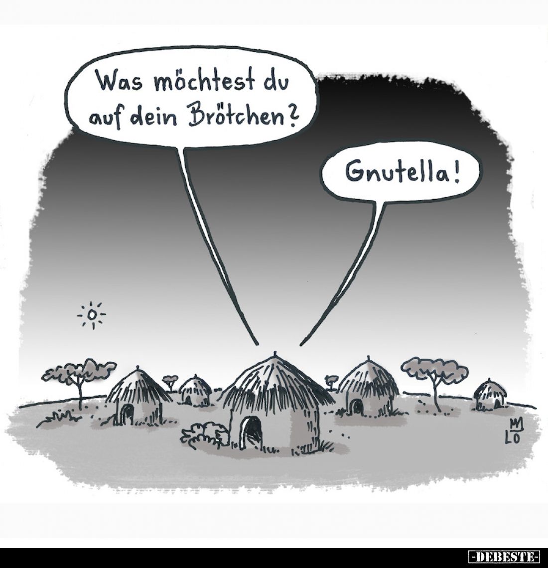Was möchtest du auf dein Brötchen? -
Gnutella!
