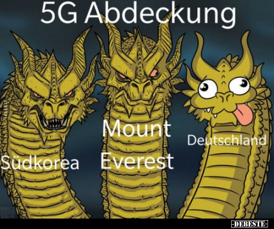 Da oben gibts wirklich 5G..
