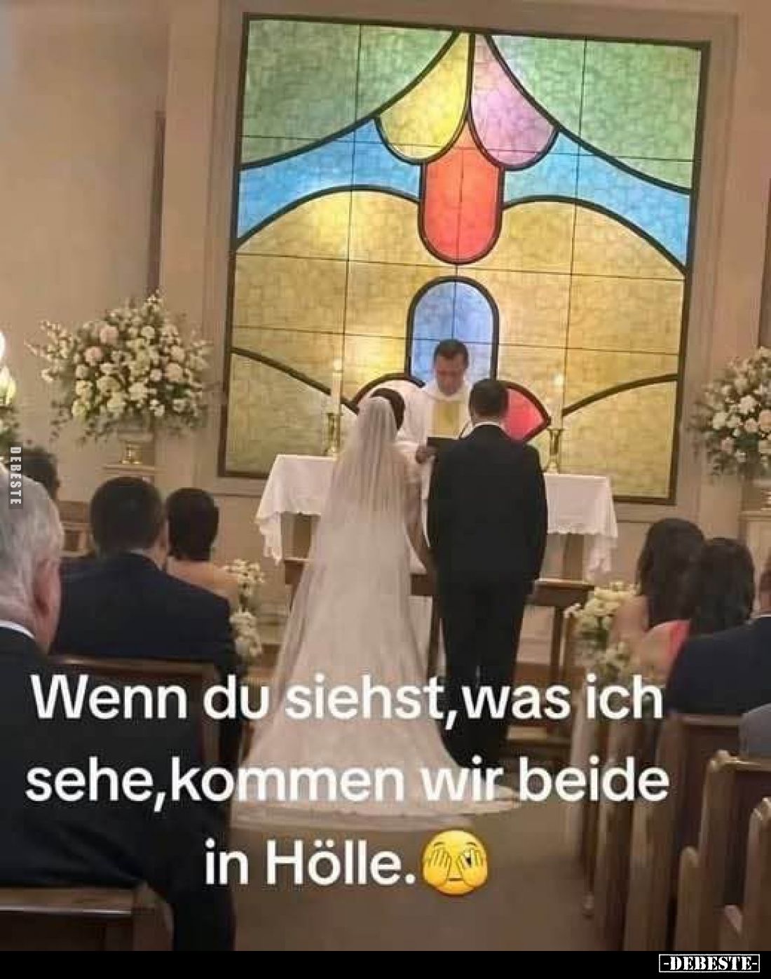 Wenn du siehst, was ich sehe, kommen wir beide in Hölle.