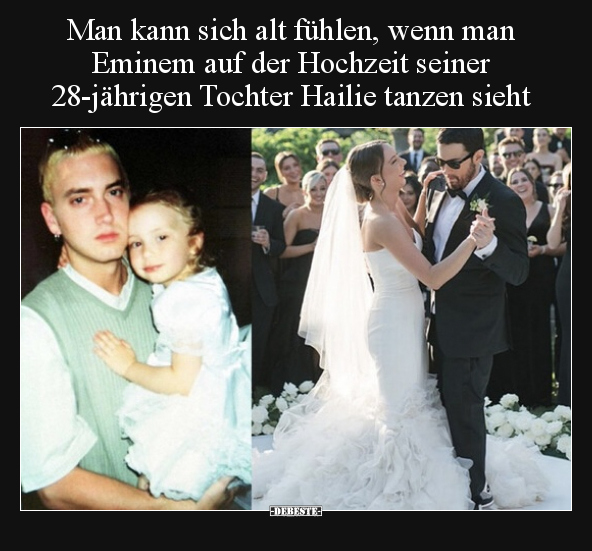 Man kann sich alt fühlen, wenn man Eminem auf der Hochzeit.. - Lustige Bilder | DEBESTE.de