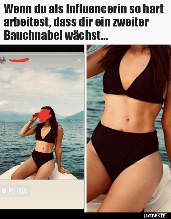 Wenn du als Influencerin so hart arbeitest, dass dir ein..