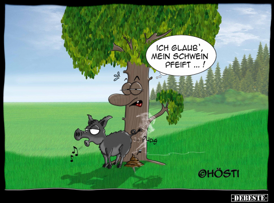 Ich glaub', mein Schwein pfeift...!.. - Lustige Bilder | DEBESTE.de