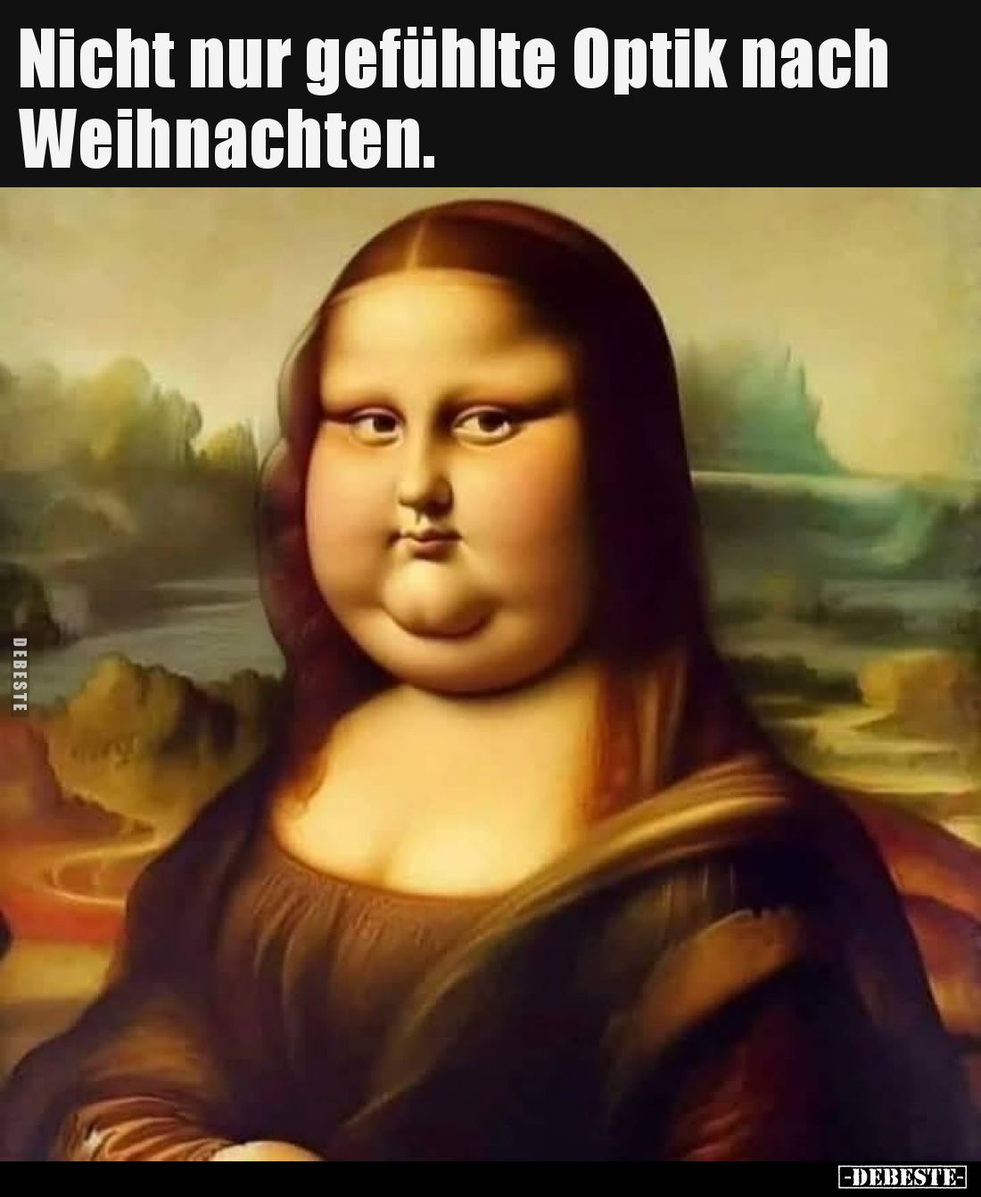 Nicht nur gefühlte Optik nach Weihnachten.