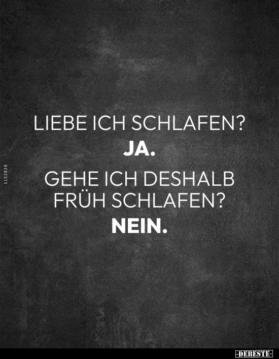 Liebe ich schlafen?.. - Lustige Bilder | DEBESTE.de