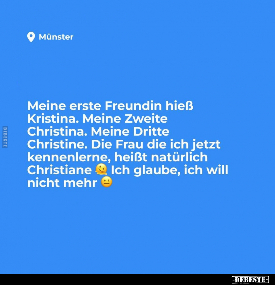 Meine erste Freundin hieß Kristina.. - Lustige Bilder | DEBESTE.de