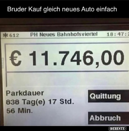 Bruder Kauf gleich neues Auto einfach.. - Lustige Bilder | DEBESTE.de