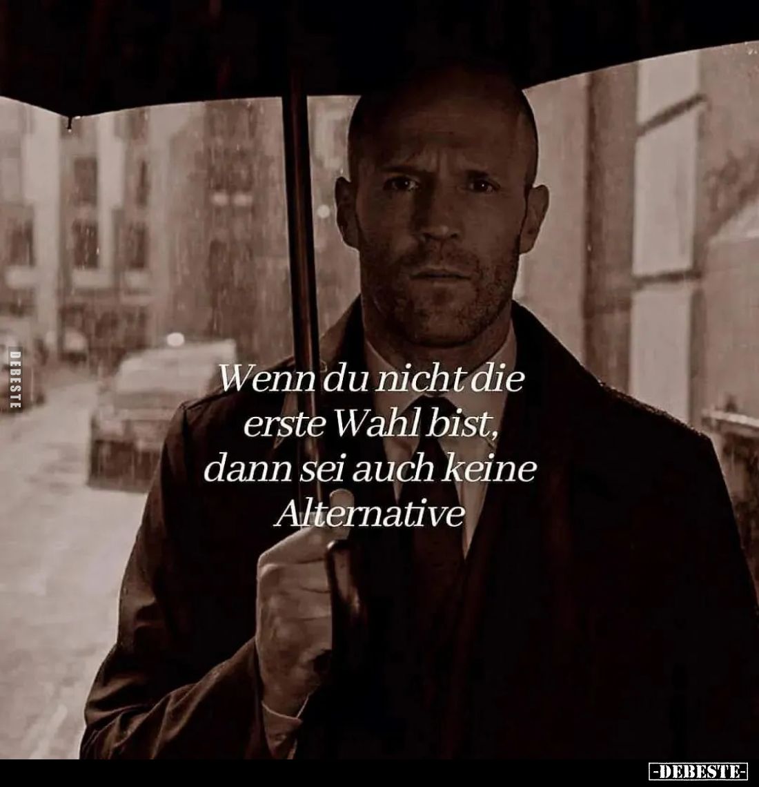 Wenn du nicht die erste Wahl bist, dann sei auch keine Alternative.