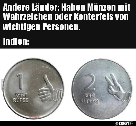 Andere Länder: Haben Münzen mit Wahrzeichen oder Konterfeis.. - Lustige Bilder | DEBESTE.de
