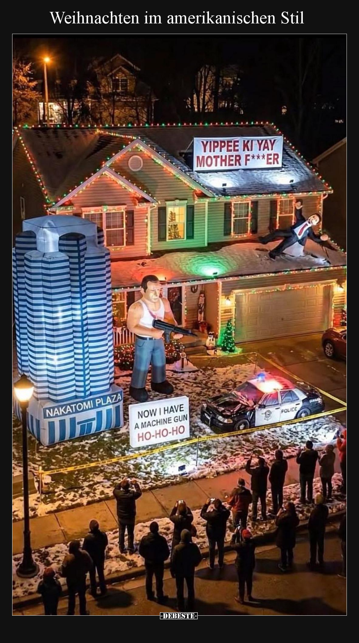 Weihnachten im amerikanischen Stil