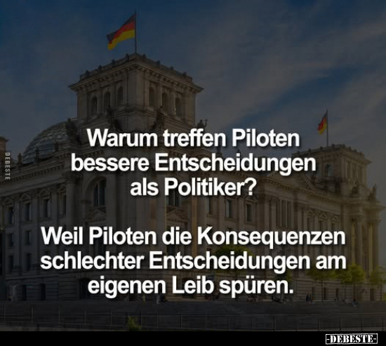 Treffen, Piloten, Politiker