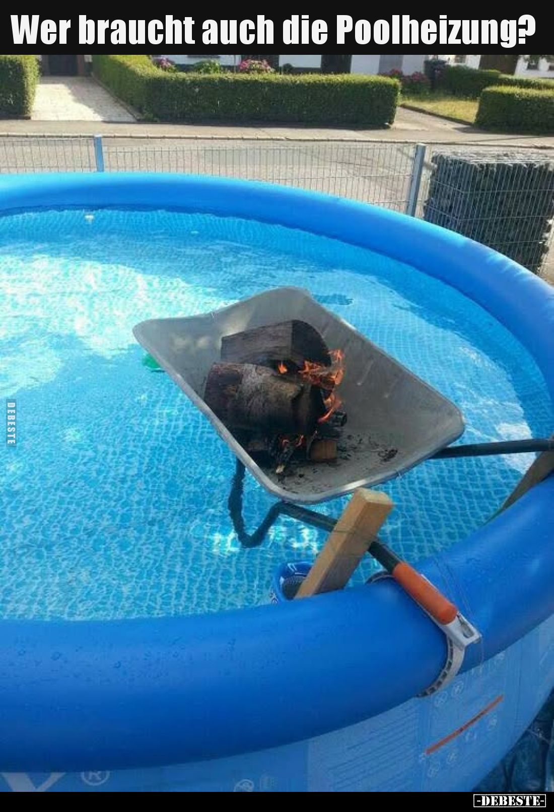 Wer braucht auch die Poolheizung?