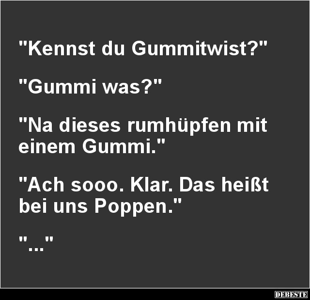 Kennst du Gummitwist? - Lustige Bilder | DEBESTE.de