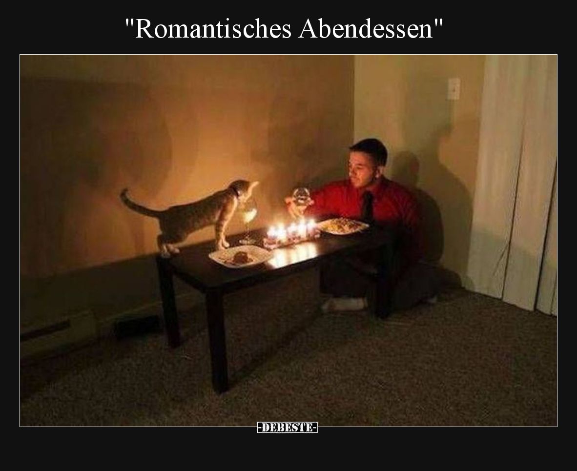 Romantisches Abendessen
