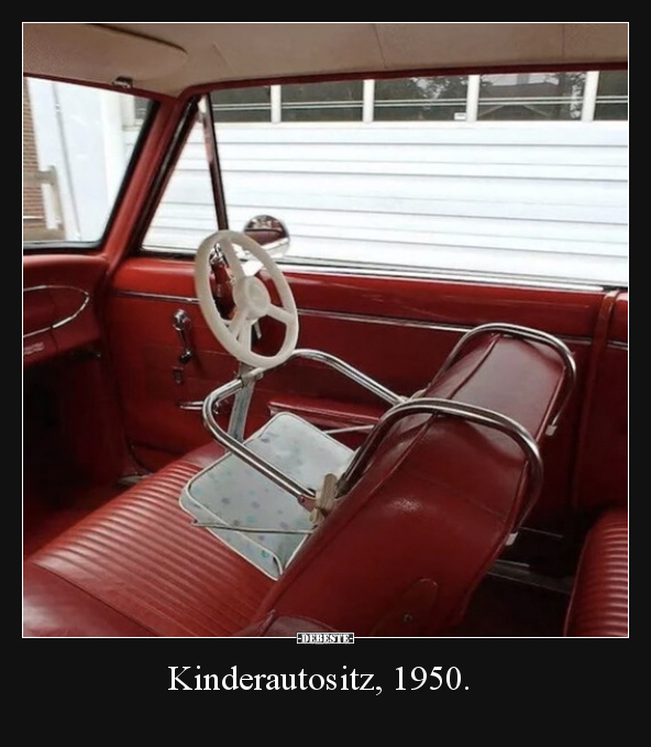 Kinderautositz, 1950... - Lustige Bilder | DEBESTE.de