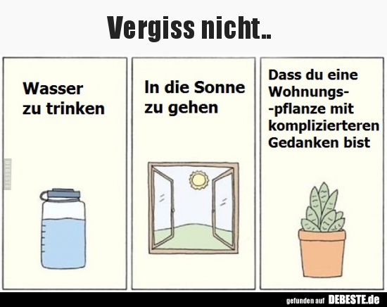 Vergiss nicht..