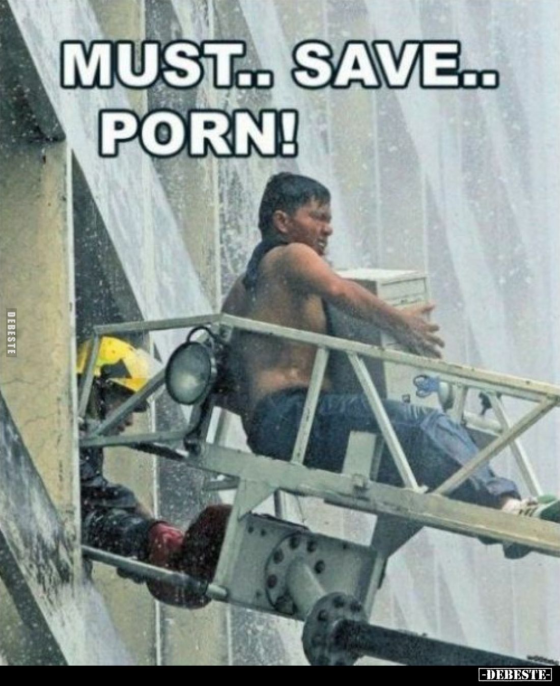 MUST.. SAVE.. P*ORN!