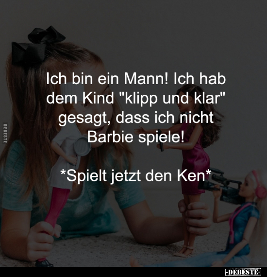 Mann, Barbie, Spiele