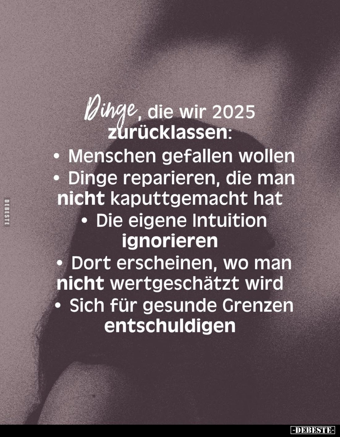 Dinge die wir 2025 zurücklassen... - Lustige Bilder | DEBESTE.de