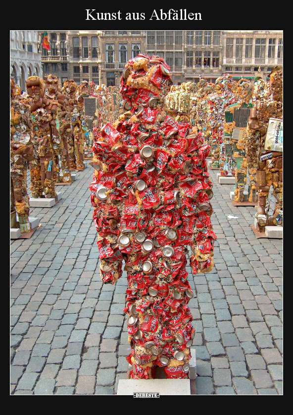 Kunst aus Abfällen