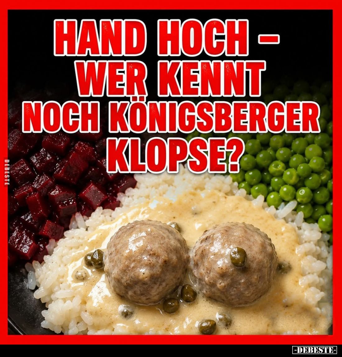 Hand hoch – wer kennt noch Königsberger Klopse?