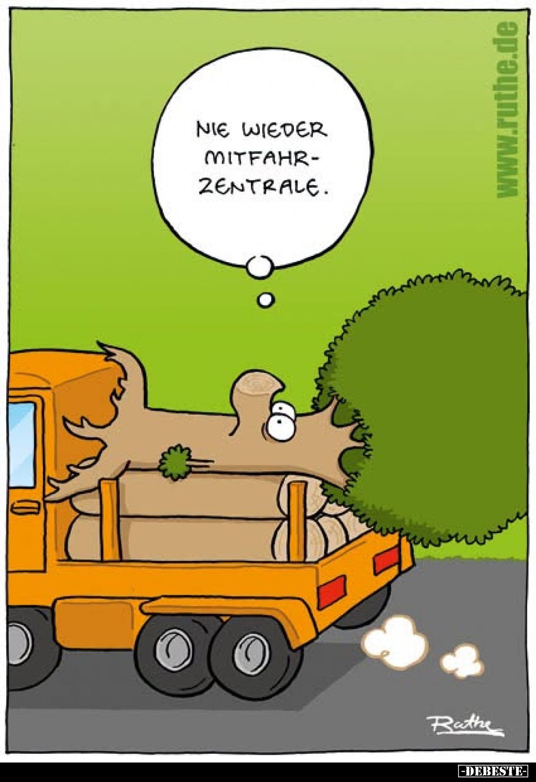Nie wieder Mitfahrzentrale.