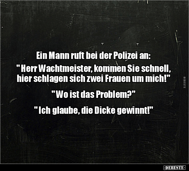 Ein Mann ruft bei der Polizei an.. - Lustige Bilder | DEBESTE.de