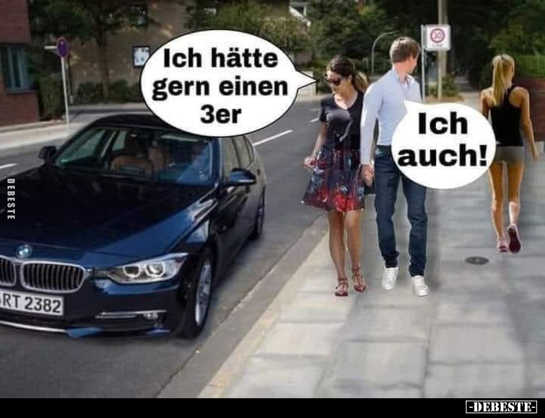 Ich hätte gern einen 3er. Ich auch!.. - Lustige Bilder | DEBESTE.de