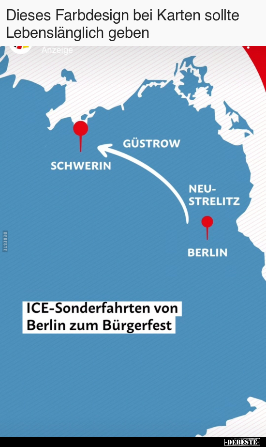 Dieses Farbdesign bei Karten sollte Lebenslänglich.. - Lustige Bilder | DEBESTE.de