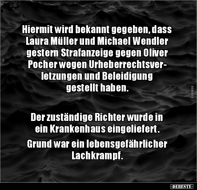 Hiermit wird bekannt gegeben, dass Laura Müller und Michael.. - Lustige Bilder | DEBESTE.de