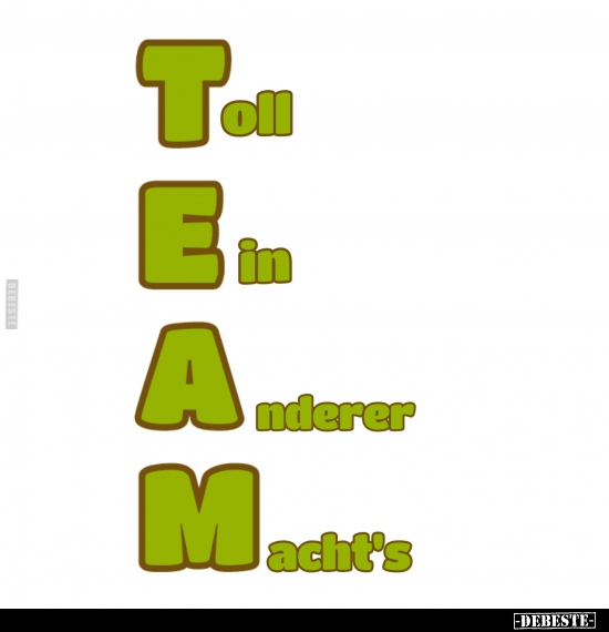 Toll ein anderer macht's..