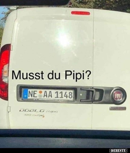 Musst du Pipi? - Lustige Bilder | DEBESTE.de