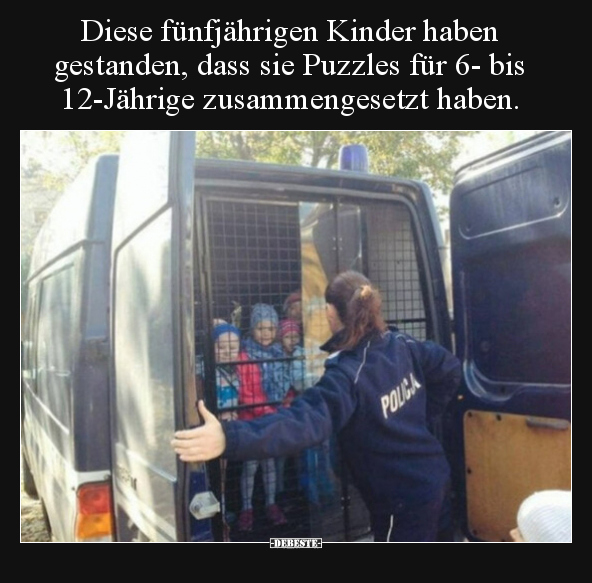 Diese fünfjährigen Kinder haben gestanden, dass sie.. - Lustige Bilder | DEBESTE.de
