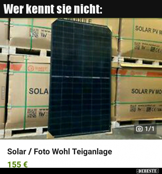 Solar / Foto Wohl Teiganlage.. - Lustige Bilder | DEBESTE.de